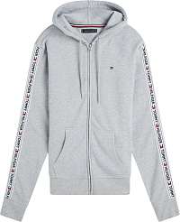 Tommy Hilfiger sivé pánska mikina Hoodie LS HWK s kapucňou