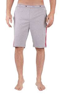 Tommy Hilfiger sivé teplákové pánske kraťasy Jersey Panel Short