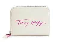 Tommy Hilfiger smotanové/krémové malá peňaženka s logom