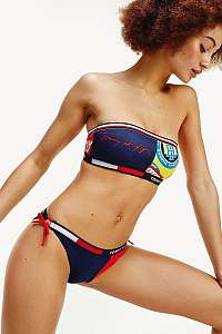 Tommy Hilfiger spodný diel plaviek Navy/Red/White soš šnúrkami po stranách