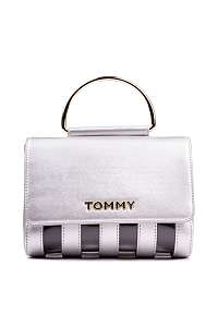 Tommy Hilfiger strieborná kabelka Youthful Statement Xover Silver