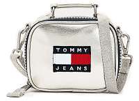 Tommy Hilfiger strieborná malá crossbody kabelka TJW Heritage Nano Bag