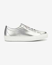Tommy Hilfiger strieborné tenisky Zero Waste Metallic