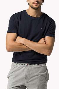 Tommy Hilfiger tmavo modré pánske tričko Tee Icon