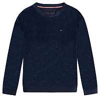 Tommy Hilfiger tmavomodrá chlapčenská mikina CN Track Top