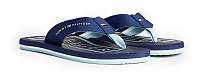 Tommy Hilfiger tmavomodré pánske žabky Massage Footbed TH Beach Sandal