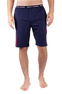 Tommy Hilfiger tmavomodré teplákové pánske kraťasy Jersey Panel Short