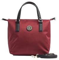 Tommy Hilfiger vínová kabelka Poppy Small Tote Solid Cabernet