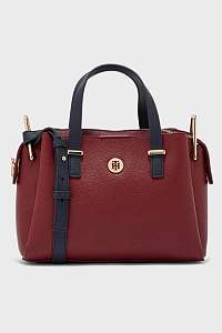 Tommy Hilfiger vínová kabelka TH Core Med Satchel Cabernet