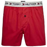 Tommy Hilfiger vínové pánske trenírky Woven Boxer