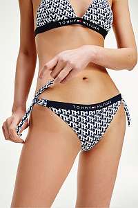 Tommy Hilfiger vzorovaný spodný diel plaviek Cheeky String Slide Tie Bikini