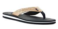 Tommy Hilfiger zlaté žabky Shiny Metallic Beach Sandal Light Gold -