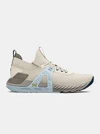 Topánky Under Armour UA W Project Rock 4 TM Rock - biela