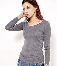 Topy a tričká pre ženy CAMAIEU - sivá