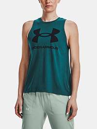 Topy a trička pre ženy Under Armour - tmavozelená, čierna