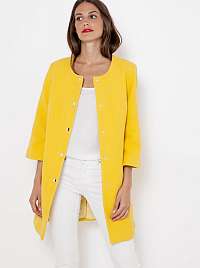 Trenčkoty a ľahké kabáty pre ženy CAMAIEU - žltá