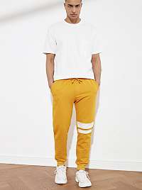 Trendyol oranžové pánske tepláky