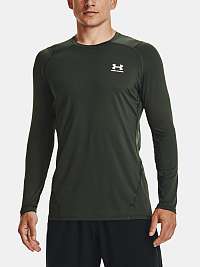 Tričká s dlhým rukávom pre mužov Under Armour - zelená