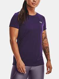Tričká s dlhým rukávom pre ženy Under Armour - fialová
