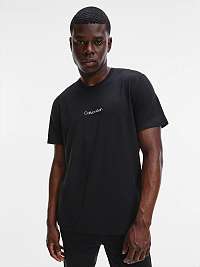 Tričká s krátkym rukávom pre mužov Calvin Klein - čierna