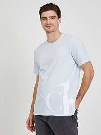 Tričká s krátkym rukávom pre mužov Calvin Klein - svetlosivá