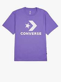 Tričká s krátkym rukávom pre mužov Converse - fialová