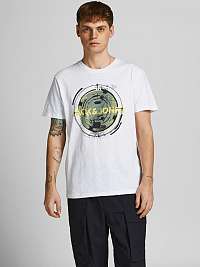 Tričká s krátkym rukávom pre mužov Jack & Jones - biela