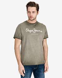 Tričká s krátkym rukávom pre mužov Pepe Jeans - zelená