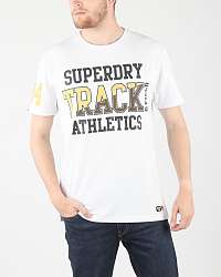 Tričká s krátkym rukávom pre mužov Superdry - biela