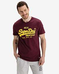 Tričká s krátkym rukávom pre mužov Superdry - červená