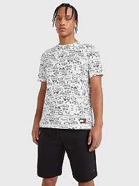 Tričká s krátkym rukávom pre mužov Tommy Hilfiger - biela, čierna