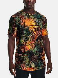 Tričká s krátkym rukávom pre mužov Under Armour - oranžová, zelená