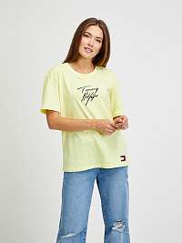 Tričká s krátkym rukávom pre ženy Tommy Hilfiger - žltá