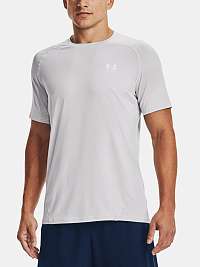 Tričko Under Armour HG Armour Fitted Nvlty SS - šedá