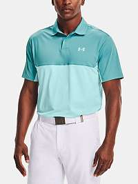 Tričko Under Armour Perf Polo 2.0 Colorblock - modrá