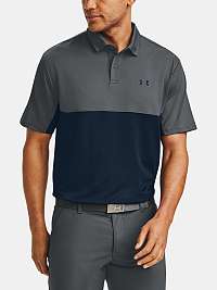 Tričko Under Armour Perf Polo 2.0 Colorblock - šedá