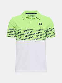 Tričko Under Armour Performance Wordmark Polo - zelená