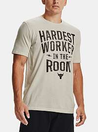 Tričko Under Armour PJT ROCK HARDEST WRKR SS - biela
