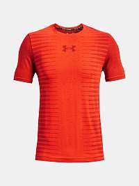 Tričko Under Armour Seamless Wordmark SS - oranžová
