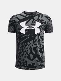 Tričko Under Armour UA BBALL BIG LOGO PRINTED SS - čierna