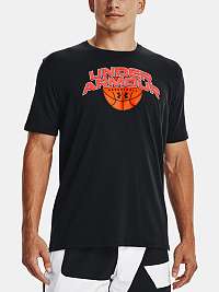 Tričko Under Armour UA BBALL BRANDED WRDMRK SS - čierne