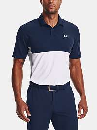 Tričko Under Armour UA Performance Blocked Polo - tmavomodré