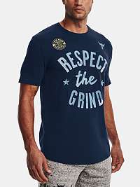 Tričko Under Armour UA Pjt Rock The Grind SS - tmavomodrá