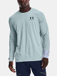 Tričko Under Armour UA SPORTSTYLE LEFT CHEST LS - modrá