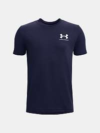 Tričko Under Armour UA SPORTSTYLE LEFT CHEST SS-NVY