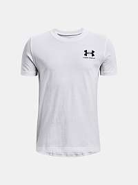 Tričko Under Armour UA SPORTSTYLE LEFT CHEST SS-WHT