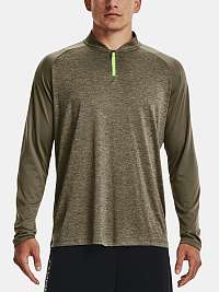 Tričko Under Armour UA Tech 2.0 Novelty 1/4 Zip - zelené
