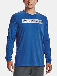 Tričko Under Armour UA WORDMARK PRINT FILL SS-BLU