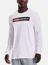 Tričko Under Armour UA WORDMARK PRINT FILL SS-WHT