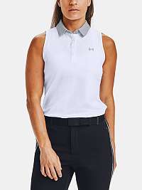 Tričko Under Armour UA Zinger Sleeveless Polo - biela